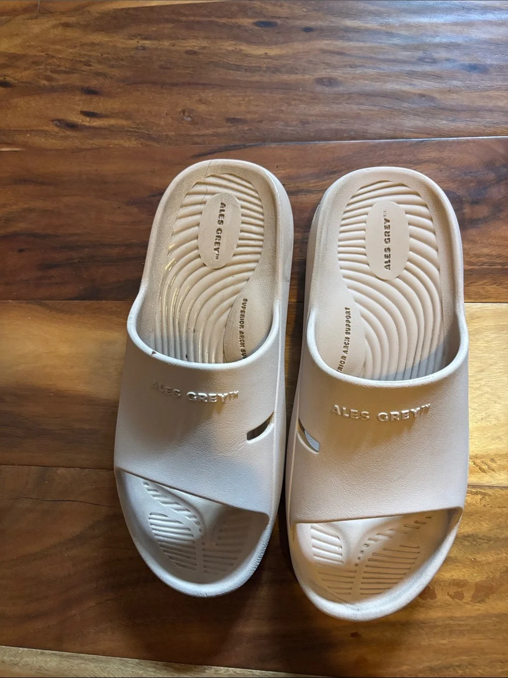 Ales Grey ECO Malibu Recovery Unisex Slides Slippers